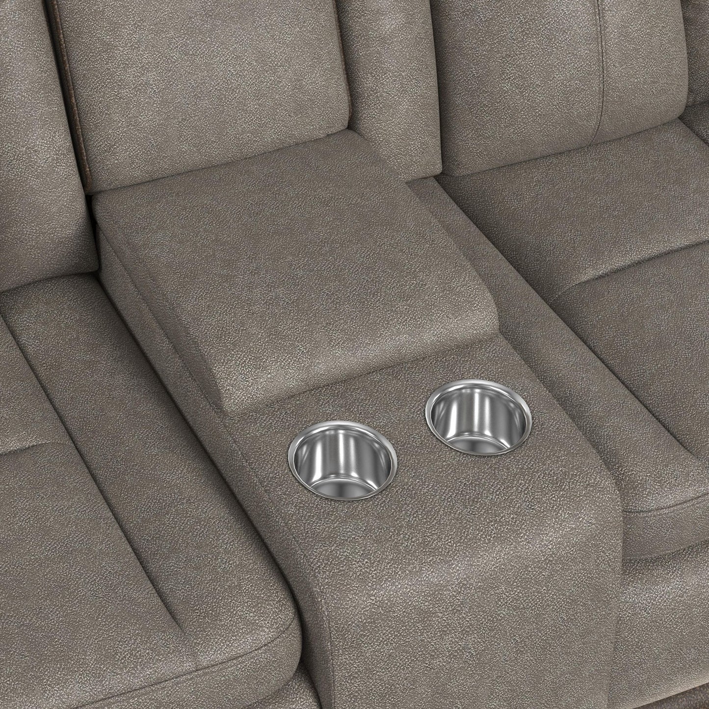 Lantana - Power Motion Loveseat With Power Headrest, LED, And Console