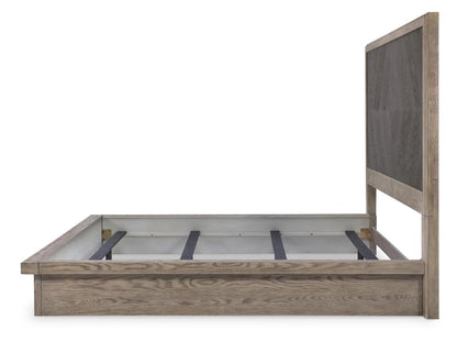 Halifax - Panel Headboard King / California King - Flax And Java