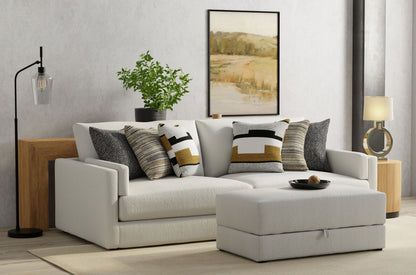 Trevor - Extra Deep Oversized Sofa With Included Storage Cocktail Ottoman