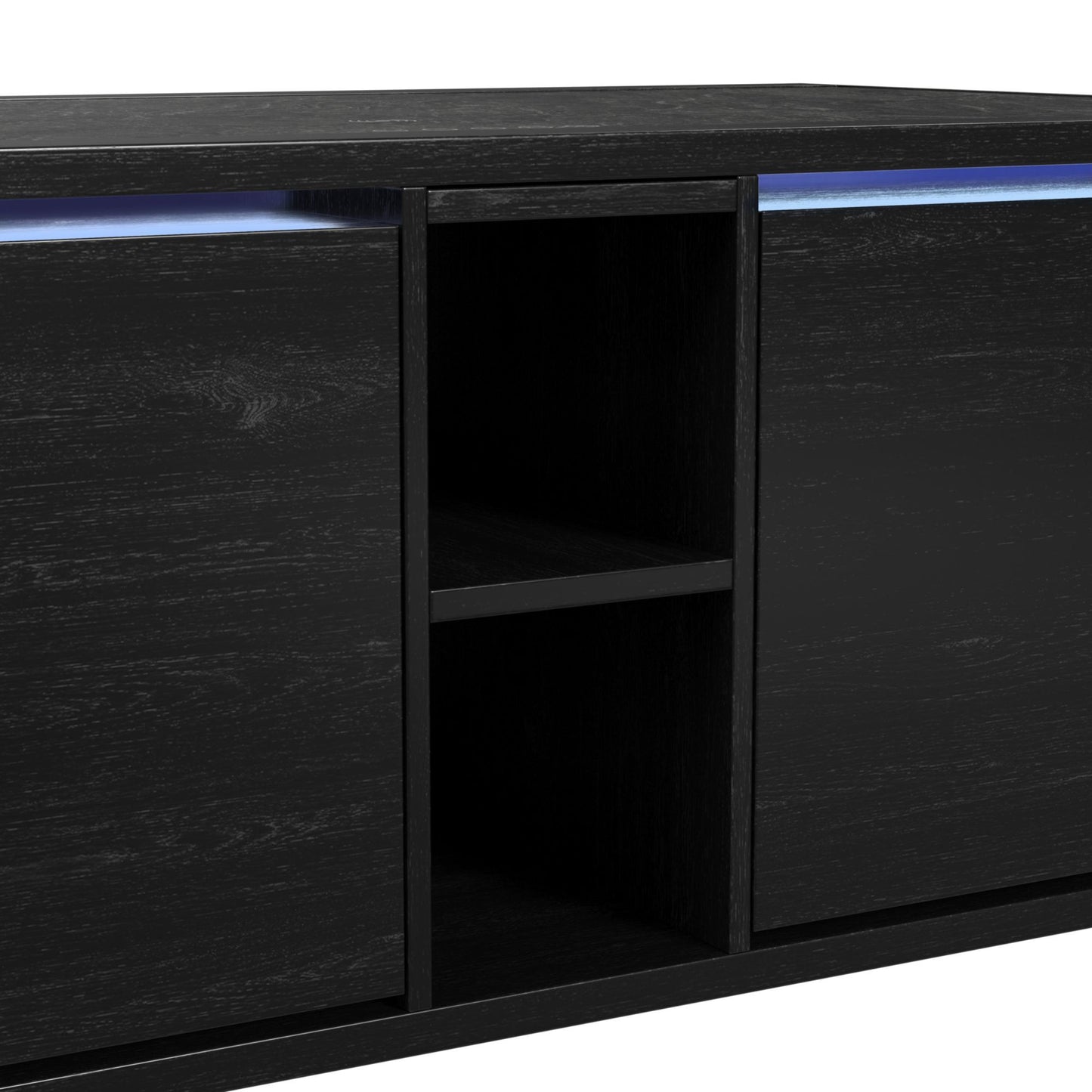 Halo - Smart Coffee Table With Fridge And Speaker - Black