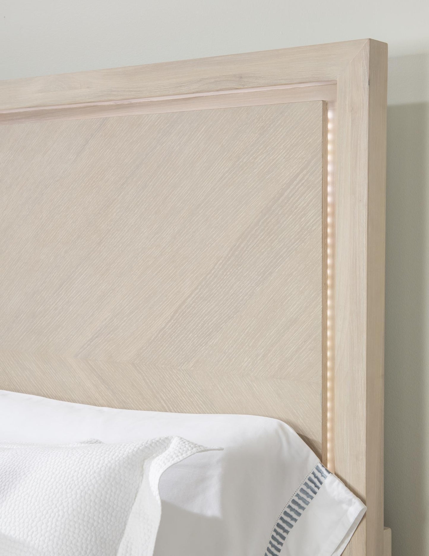 Bliss - King / California King Panel Headboard - Soft Cashmere