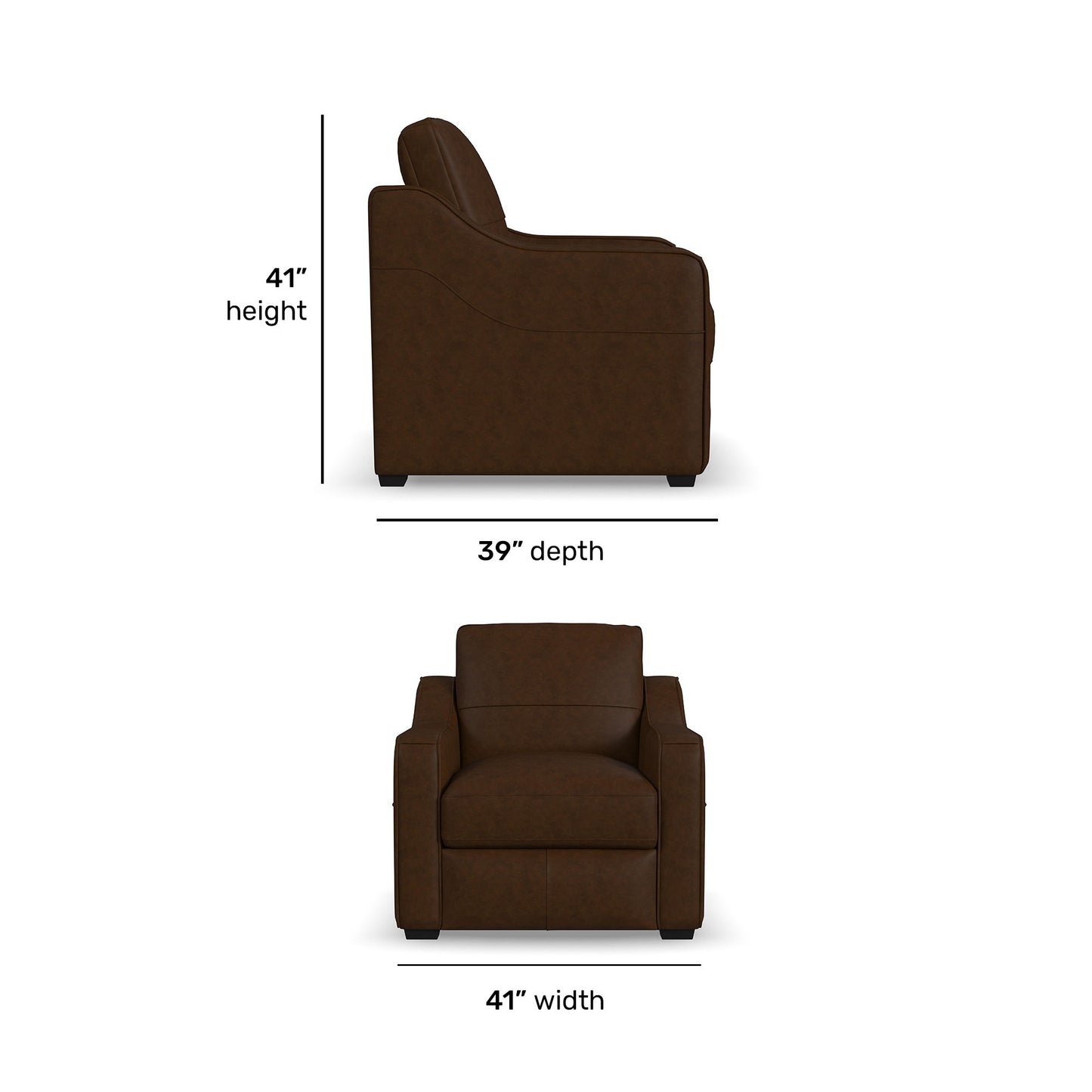 Hudson - Chair - Dark Brown