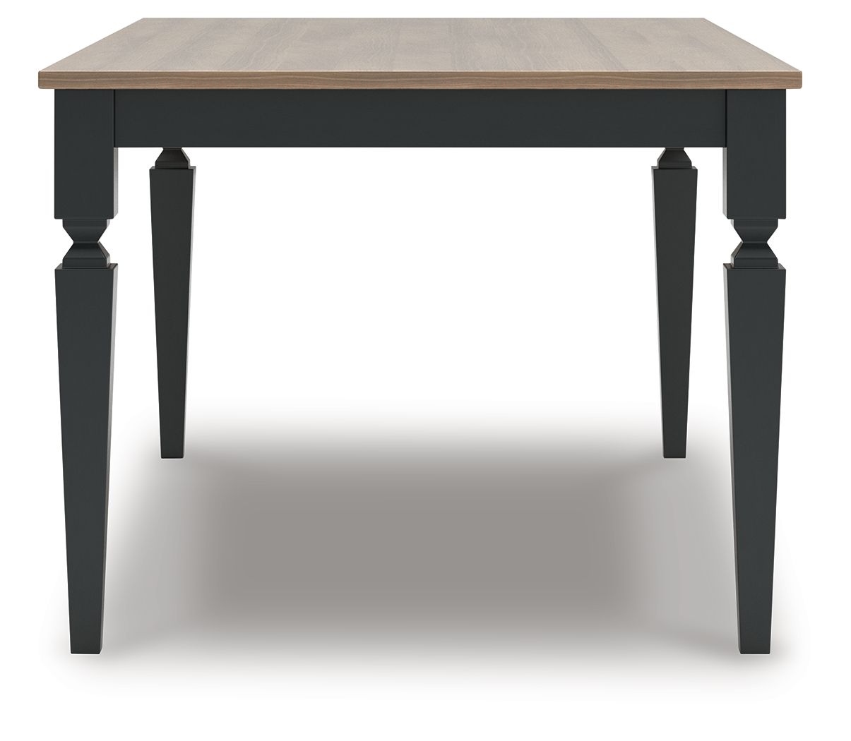 Brenkerton - Rectangular Dining Room Table - Grayish Brown / Black