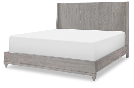 Artesia - Panel King Headboard - Smokey Taupe