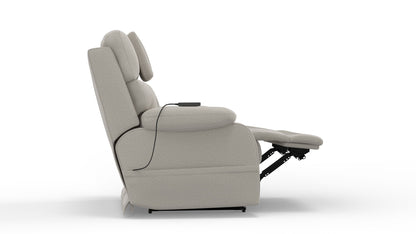 Dreamtime - 48" Power Headrest Power Lay Flat Recliner With CR3 Heat/Massage/Zero Gravity