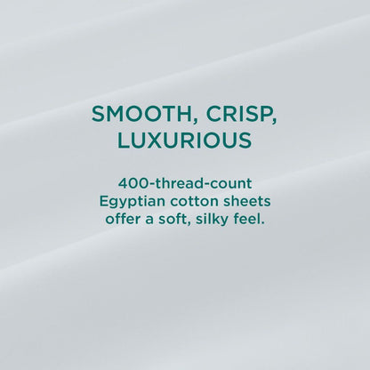 Tempur-Adapt - Tempur-Adapt Luxe Egyptian Cotton Sheets - Sleepy Blue