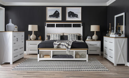 Franklin - Night Stand - White