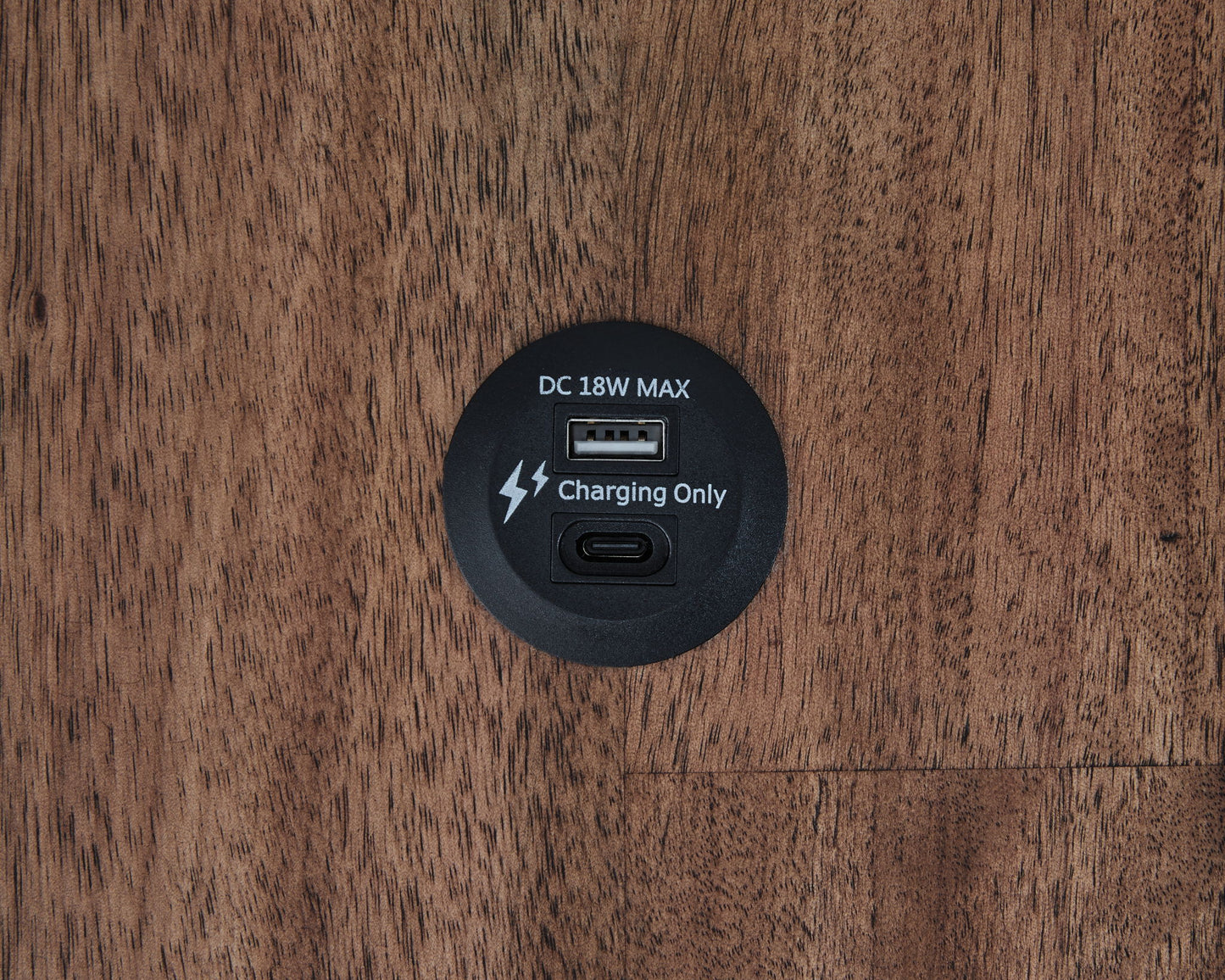 Wildenauer - Rectangular End Table - Brown / Black