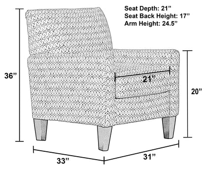 Lewiston - Accent Chair - Graphite