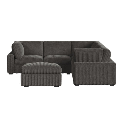 Esprit - Modular Corner - Grand Cord Charcoal