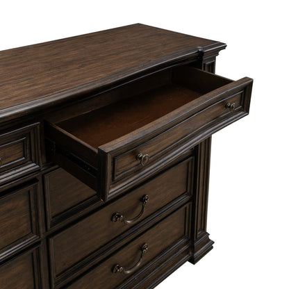 Provence Park - Dresser & Mirror - Brown
