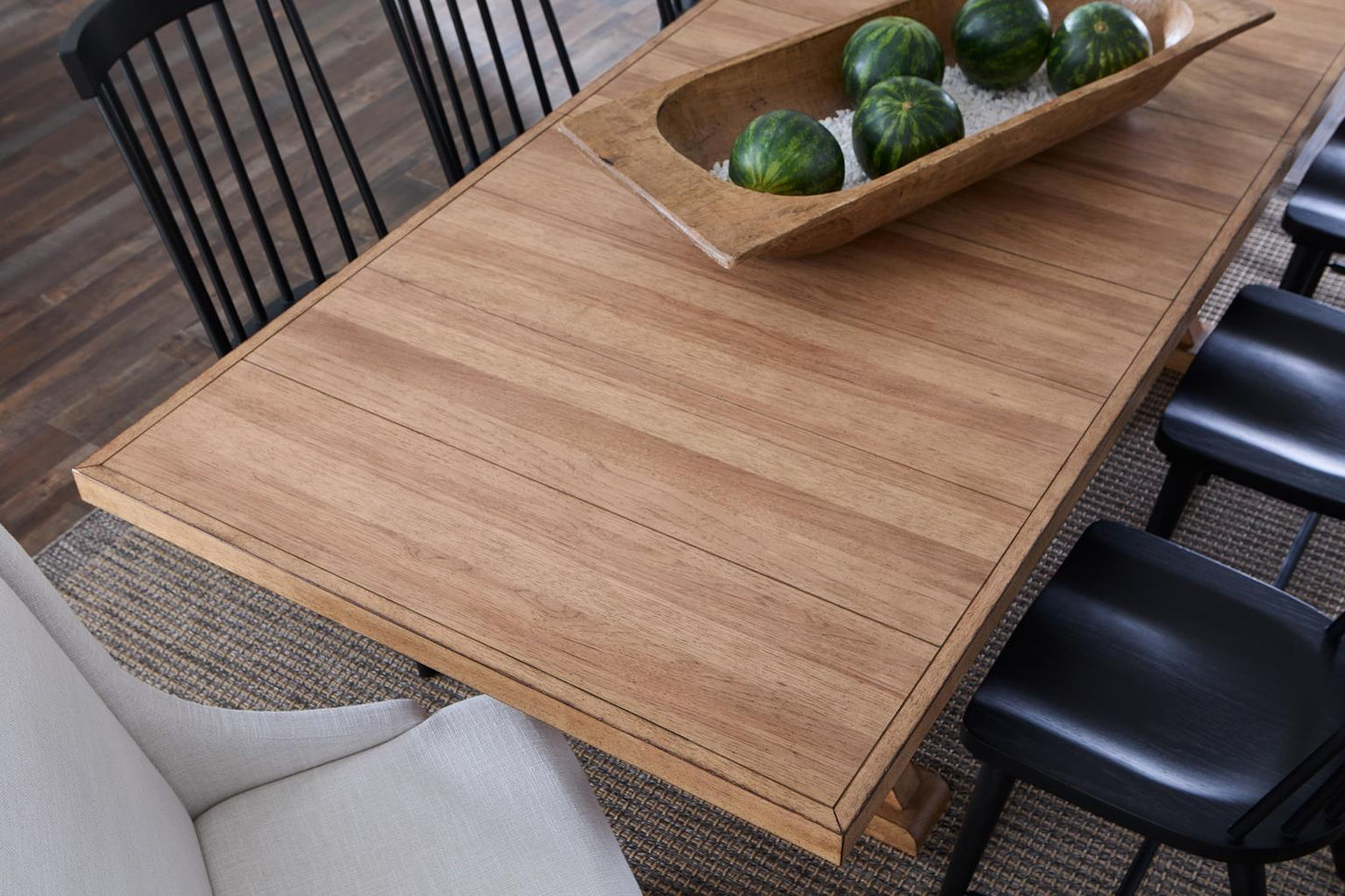 Today's Traditions - Trestle Dining Table - Natural Hickory