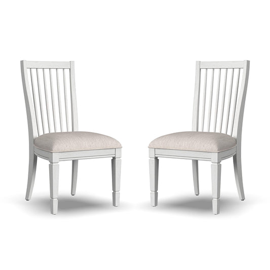 Melody - Upholstered Dining Chair (Set of 2) - White