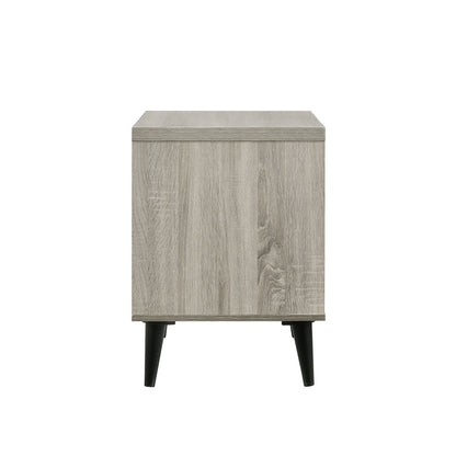 Ernesto - 2-Drawer Nightstand (3A Packing) - Gray