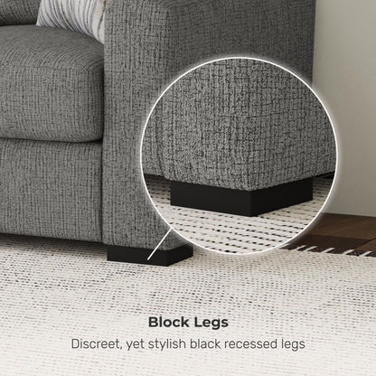 Theodore - Fabric Stationary Loveseat