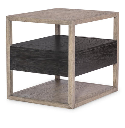 Halifax - End Table - Flax And Java