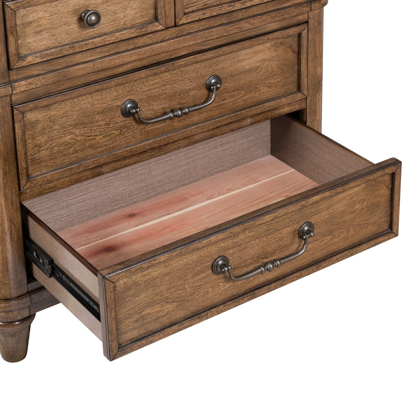 Harrison Heights - Nightstand With Charging Station - Sienna