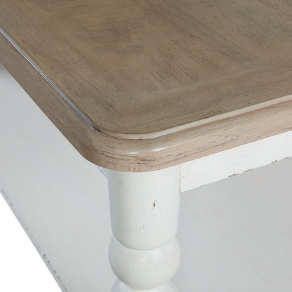 Turnberry Park - Rectangular Cocktail Table - Washed White