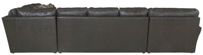 Denali - Italian Leather Match Sectional