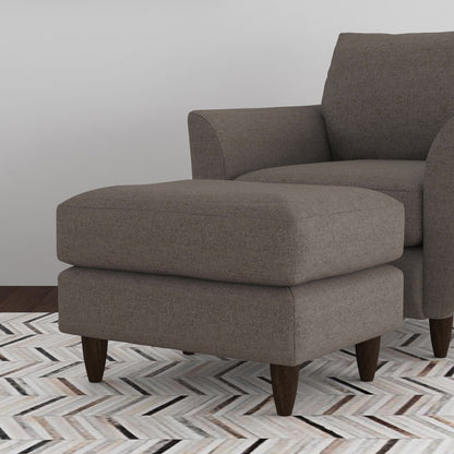 Lewis - Fabric Stationary Ottoman