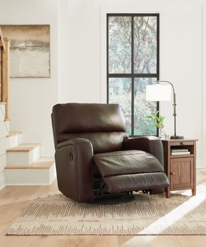 Emberla - Swivel Glider Recliner - Coffee
