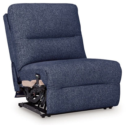 Acklen Place - Power Armless Recliner With Adj Headrest - Navy