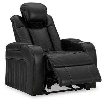 Caveman Den - Power Recliner/ Adj Headrest - Midnight