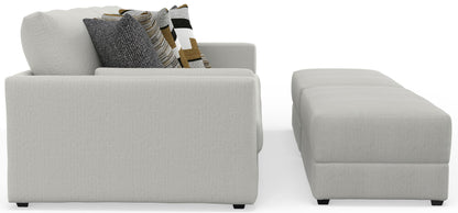 Trevor - Extra Deep Oversized Sofa With Included Storage Cocktail Ottoman