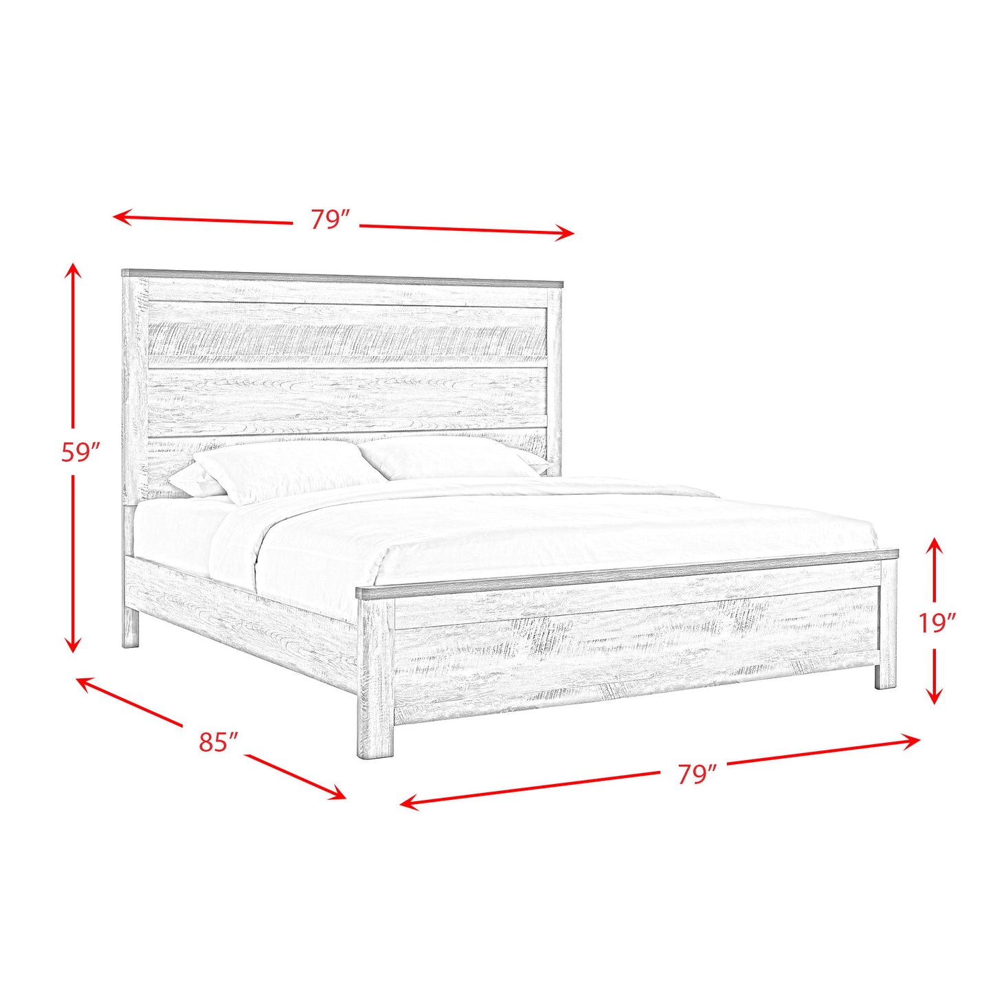 Millers Cove - Panel Bed