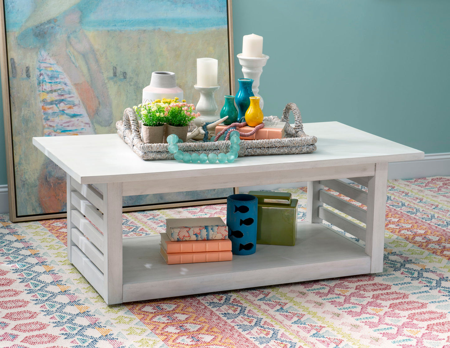 Edgewater - Cocktail Table - White