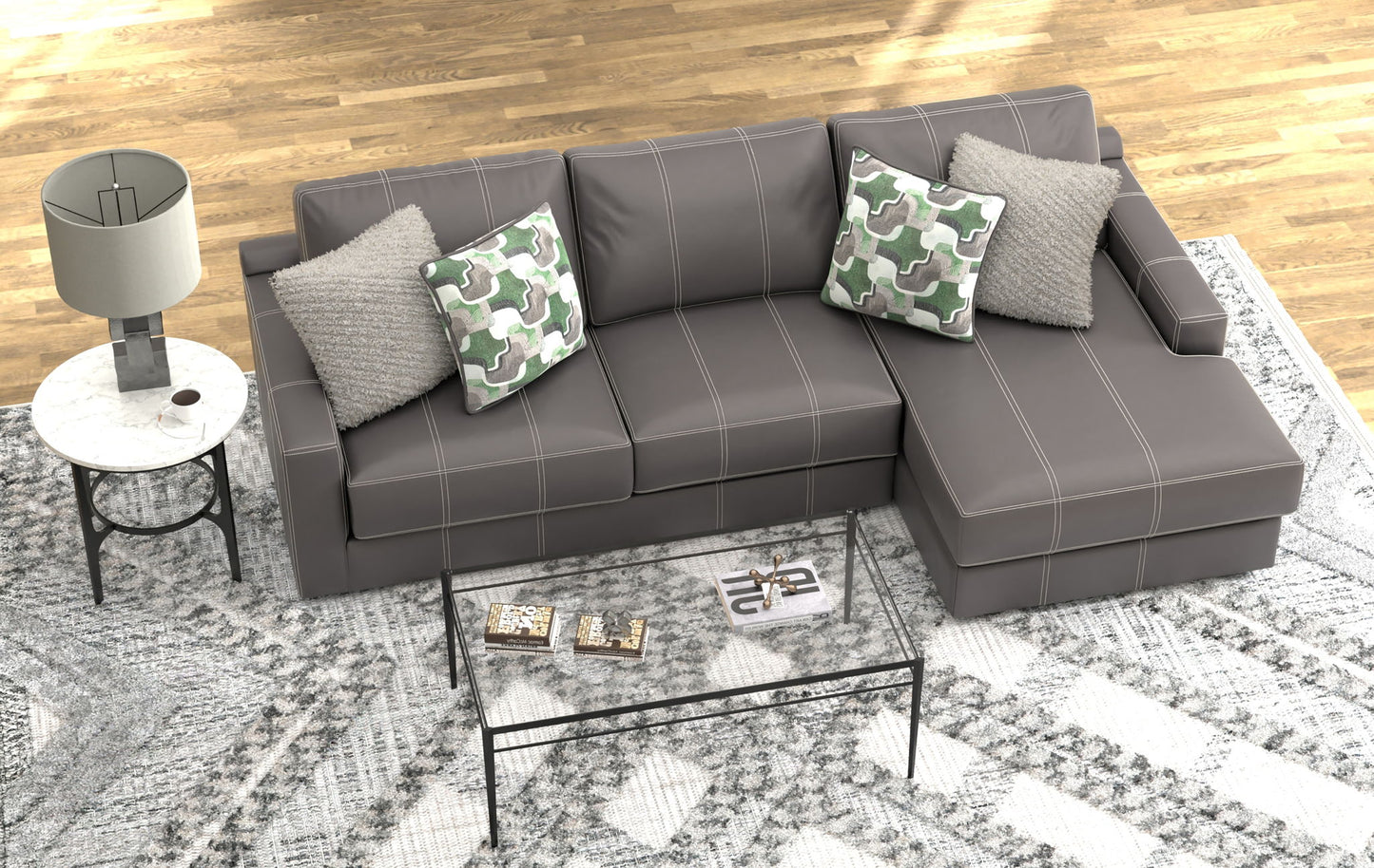 Minori - Italian Leather Sectional