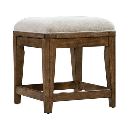 Carolina Park - Upholstered Console Stool - Brown