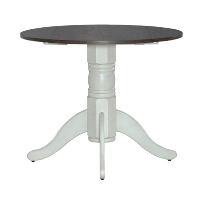 Brook Bay - Drop Leaf Table Base - White