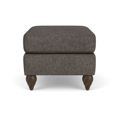 Moxy - Fabric Ottoman, Round Turned Legs