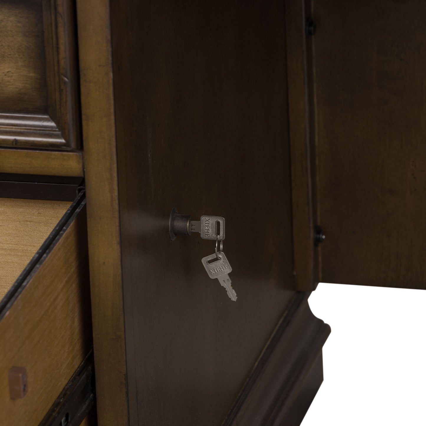 Amelia - Jr Executive Credenza Base - Dark Brown