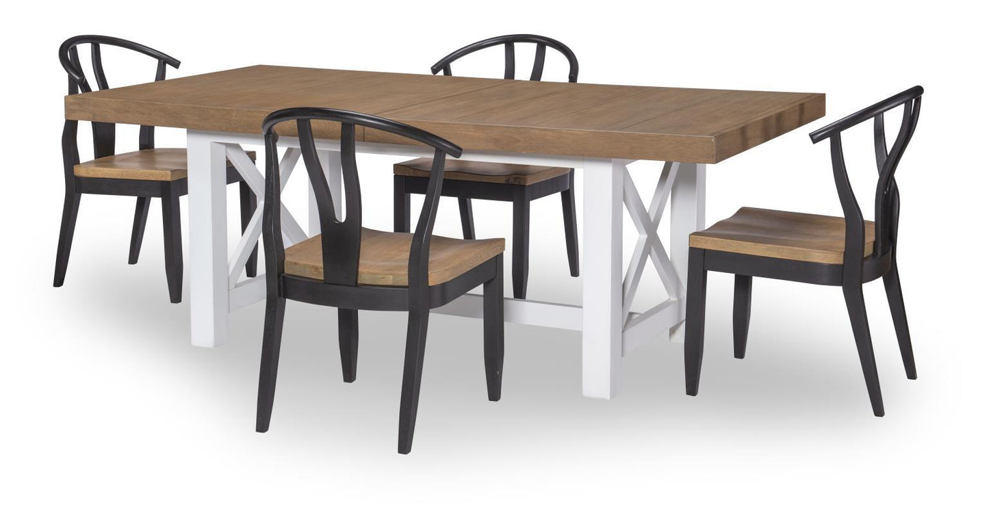 Franklin - Wishbone Back Side Chair (Set of 2) - Harvest Oak