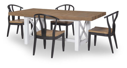 Franklin - Wishbone Back Side Chair (Set of 2) - Harvest Oak