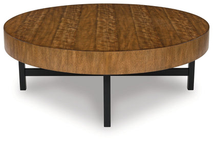 Steenlage - Occasional Table Set (Set of 2) - Brown / Black