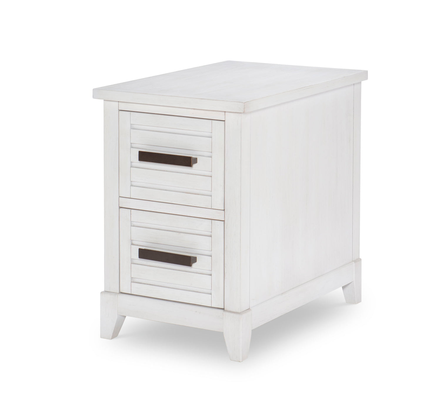 Edgewater - Square Chairside Table - White