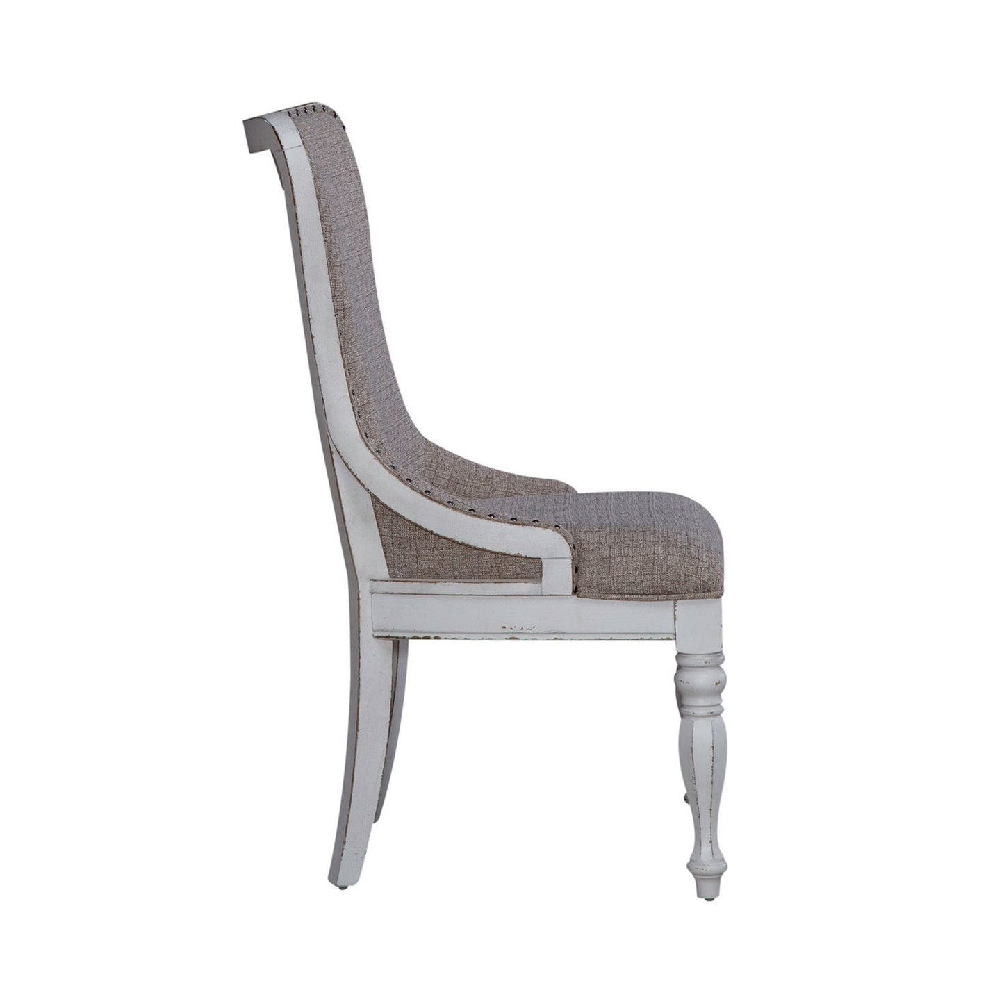 Magnolia Manor - Upholstered Wing Back Side Chair (RTA) - White