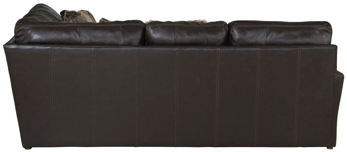 Denali - Italian Leather Match Sectional