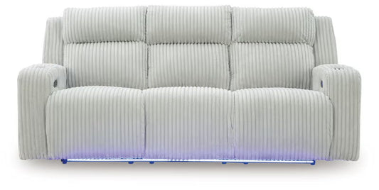 Forest Lake - Power Reclining Sofa With Adj Headrest