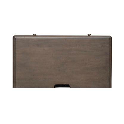 Ivy Hollow - 3 Drawer Bedside Chest With Charging Station - Weathered Linen / Dusty Taupe