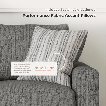 Theodore - Fabric Stationary Loveseat