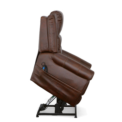 Oscar - Power Lift Recliner With Right-Hand Control & Power Headrest - Pumpernickel
