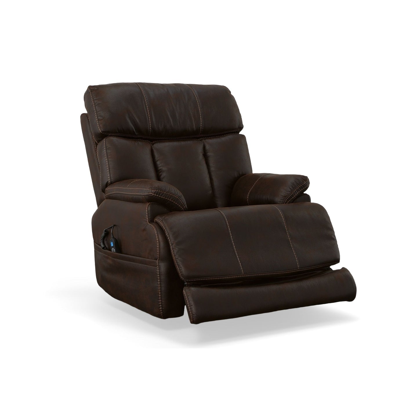 Clive - Power Recliner With Power Headrest & Lumbar - Clove