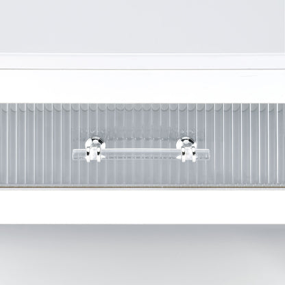 Chandra - Coffee Table With LED And Battery Pack - Glossy White