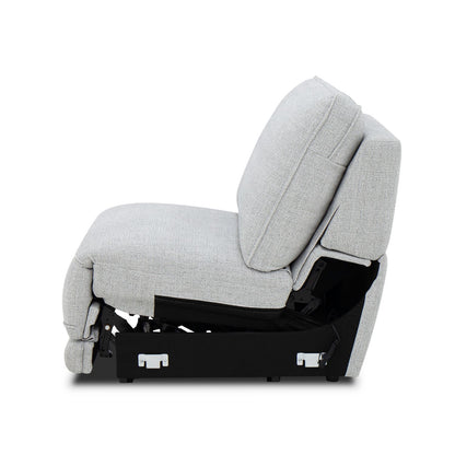 Blake - Armless Recliner P2 & Zero Wall - Estero Smoke