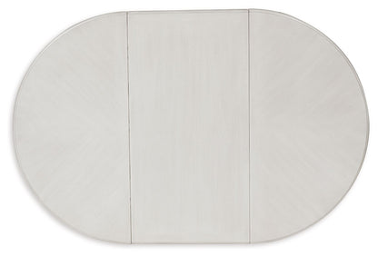 Montelaine - Oval Dining Room Extension Table - Antique White