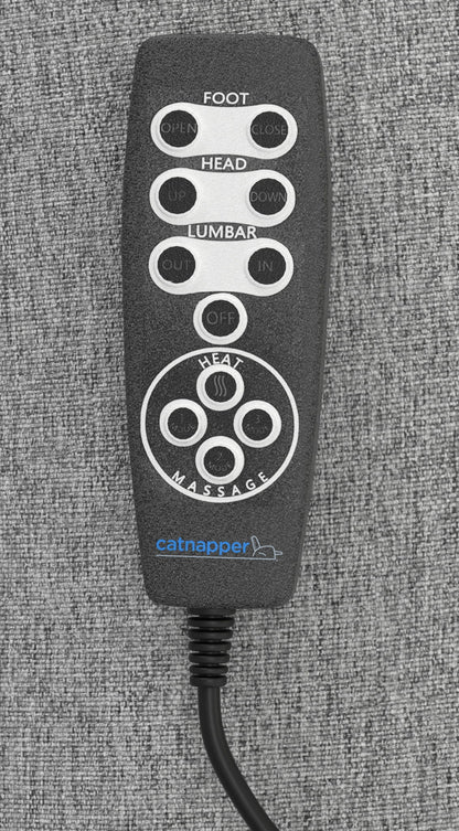 Dreamtime - Power Headrest Power Lay Flat Recliner With CR3 Heat/Massage/Zero Gravity